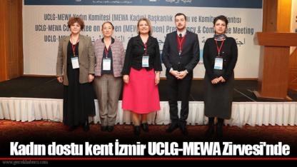 Kadın dostu kent İzmir UCLG-MEWA Zirvesi'nde