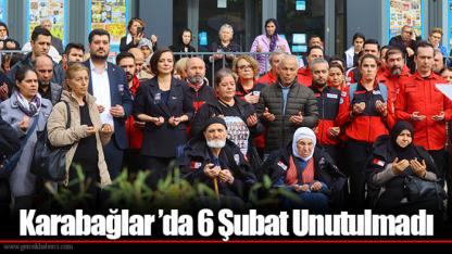 Karabağlar ’da 6 Şubat Unutulmadı