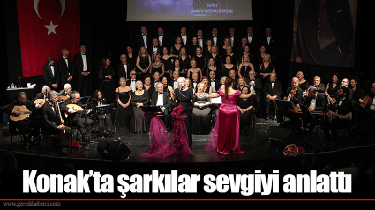Konak’ta şarkılar sevgiyi anlattı