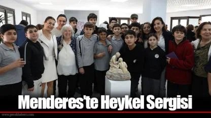 Menderes’te Heykel Sergisi