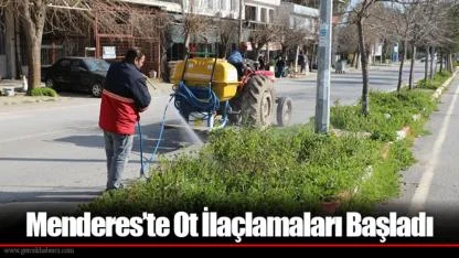 Menderes’te Ot İlaçlamaları Başladı