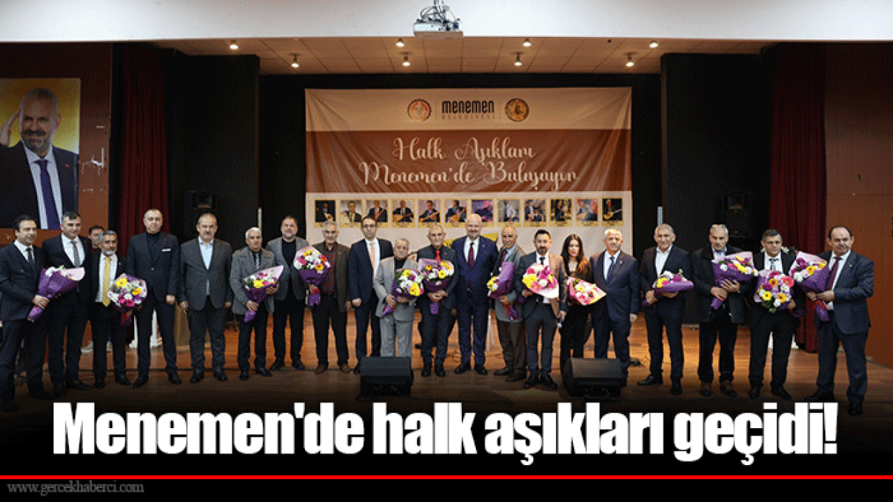 Menemen'de halk aşıkları geçidi!