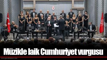 Müzikle laik Cumhuriyet vurgusu