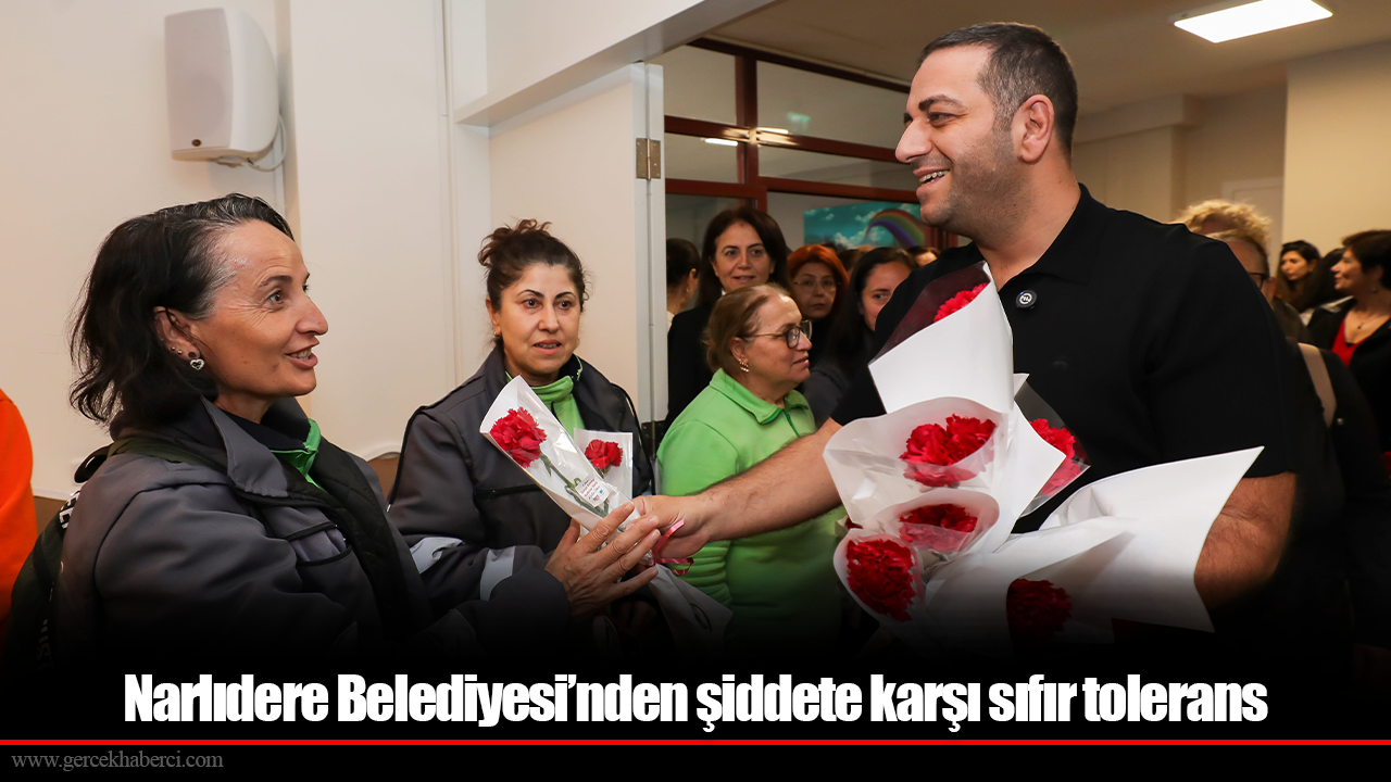 Narlıdere Belediyesi’nden şiddete karşı sıfır tolerans