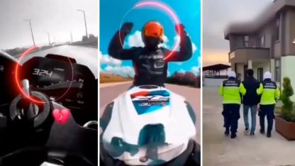 Otobanda 324 km hız yapan motosikletli yakalandı! Ali Yerlikaya verilen cezayı açıkladı