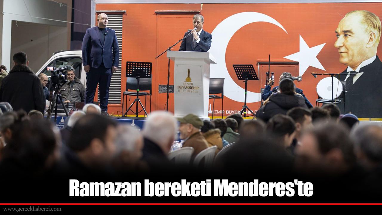 Ramazan bereketi Menderes'te