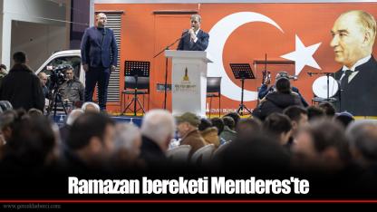 Ramazan bereketi Menderes'te