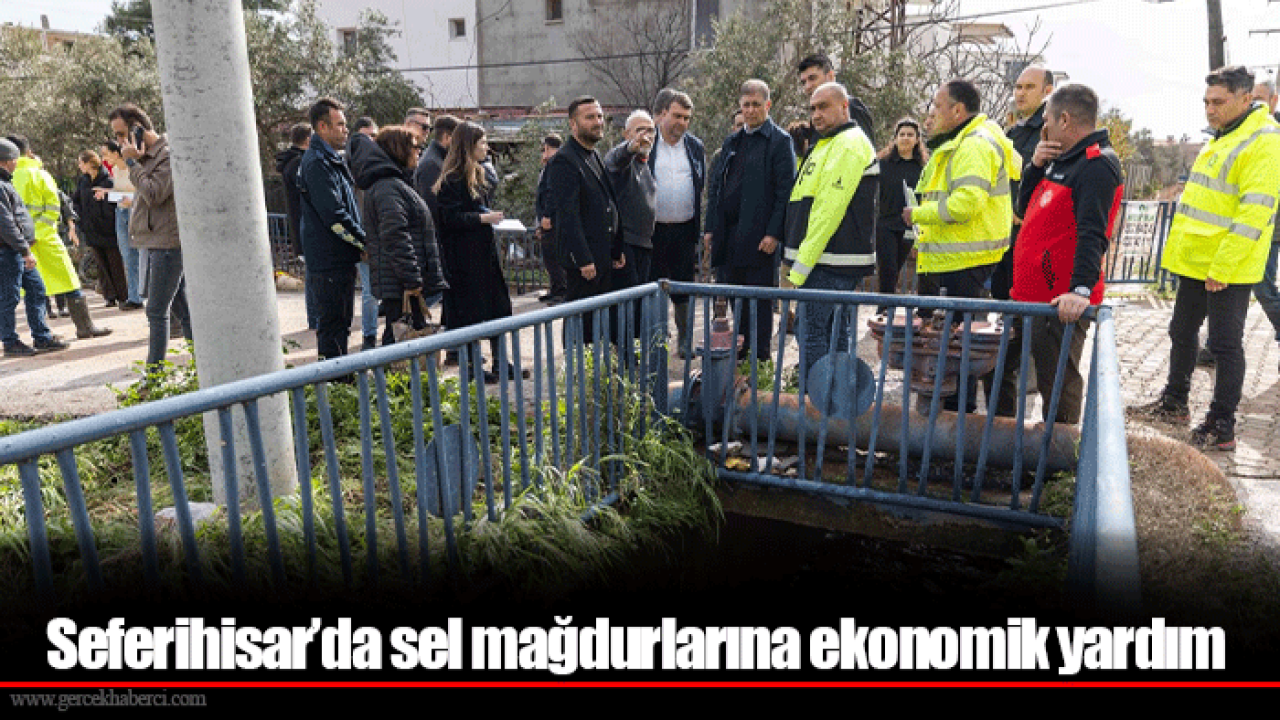 Seferihisar’da sel mağdurlarına ekonomik yardım