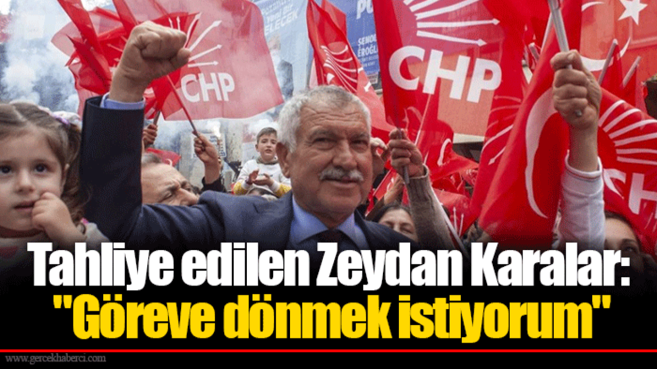 Tahliye edilen Zeydan Karalar: "Göreve dönmek istiyorum"