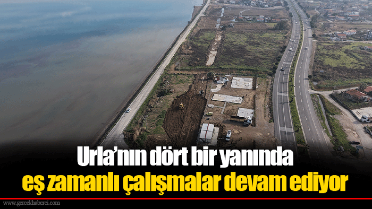 Urla’nın dört bir yanında eş zamanlı çalışmalar devam ediyor