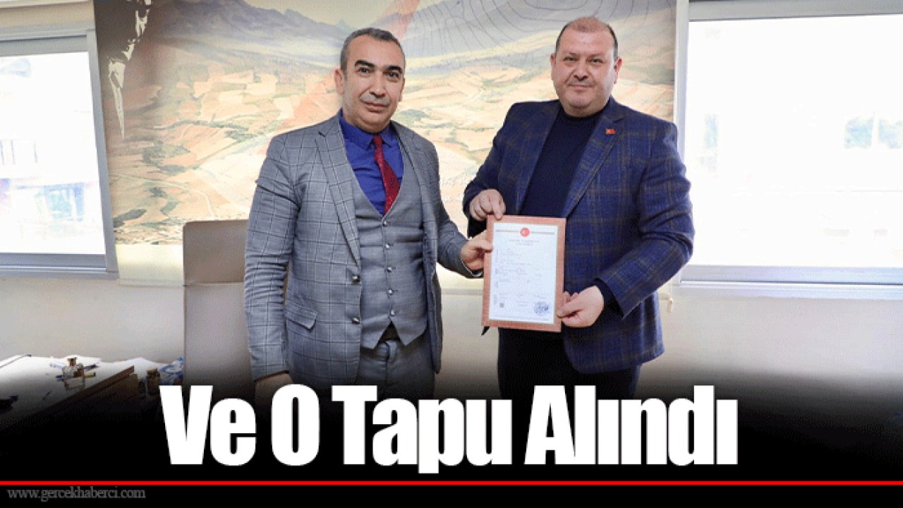 Ve O Tapu Alındı