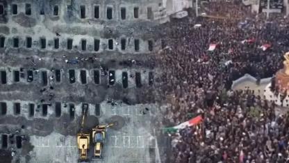 168 kız çocuğu için İran'da kitlesel cenaze töreni! ABD ve İsrail okulu vurmuştu