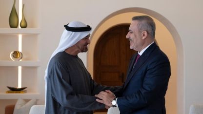 Bakan Fidan, BAE’de