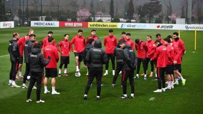 A Milli Futbol Takımı, Romanya maçı hazırlıklarını sürdürdü