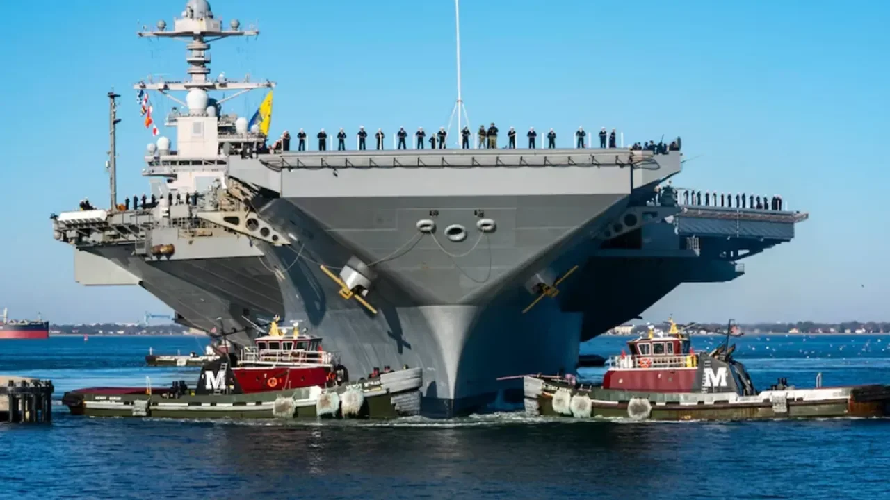ABD’ye ait USS Gerald R. Ford uçak gemisinde yangın