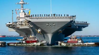 ABD’ye ait USS Gerald R. Ford uçak gemisinde yangın