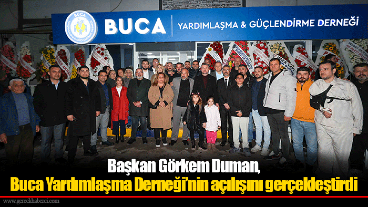 Başkan Görkem Duman, Buca Yardımlaşma Derneği ‘nin açılışını gerçekleştirdi
