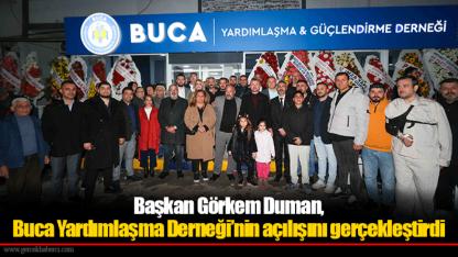 Başkan Görkem Duman, Buca Yardımlaşma Derneği ‘nin açılışını gerçekleştirdi