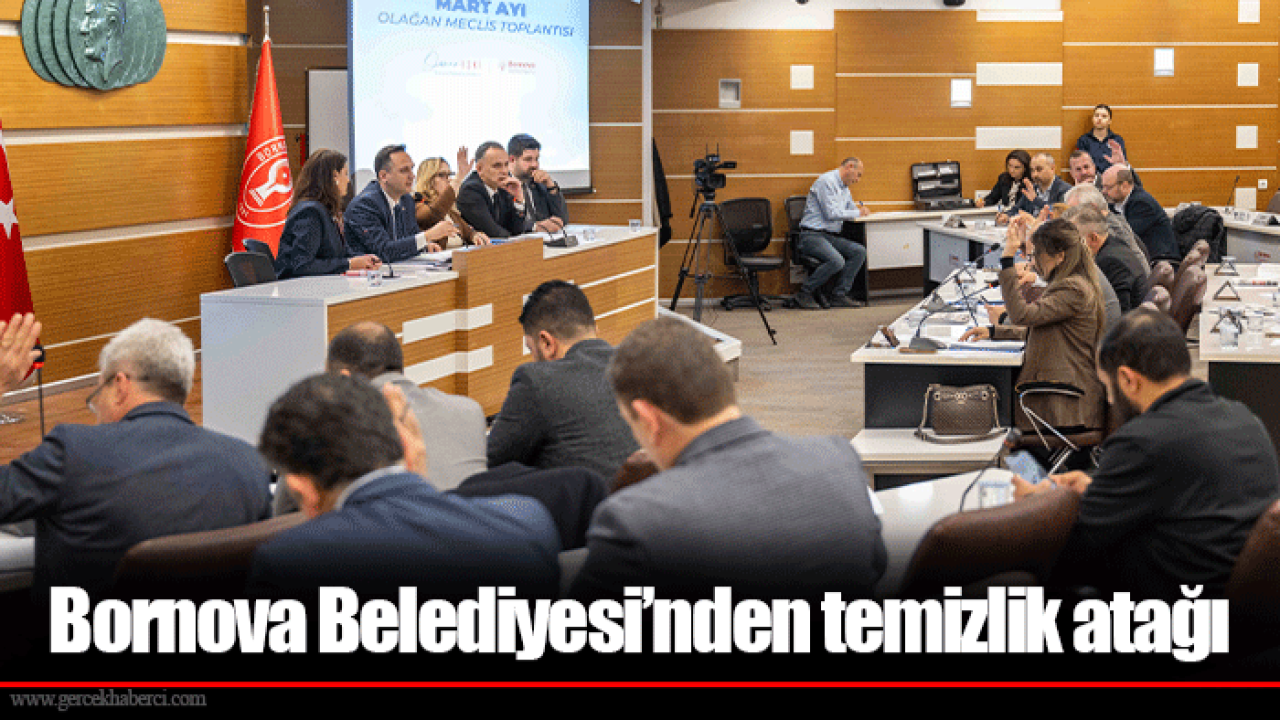 Bornova Belediyesi’nden temizlik atağı