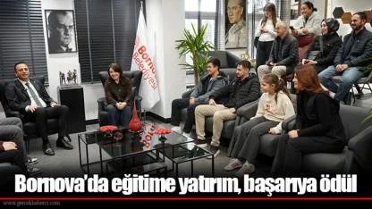Bornova’da eğitime yatırım, başarıya ödül