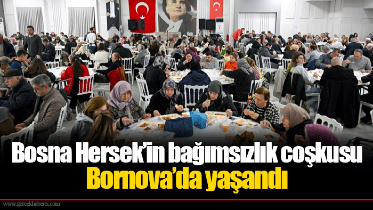 Bosna Hersek’in bağımsızlık coşkusu Bornova’da yaşandı
