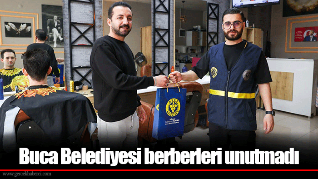 Buca Belediyesi berberleri unutmadı