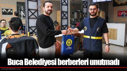Buca Belediyesi berberleri unutmadı