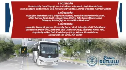 Büyükşehir’den Bayram’da Mezarlıklara Ücretsiz Ulaşım Hizmeti