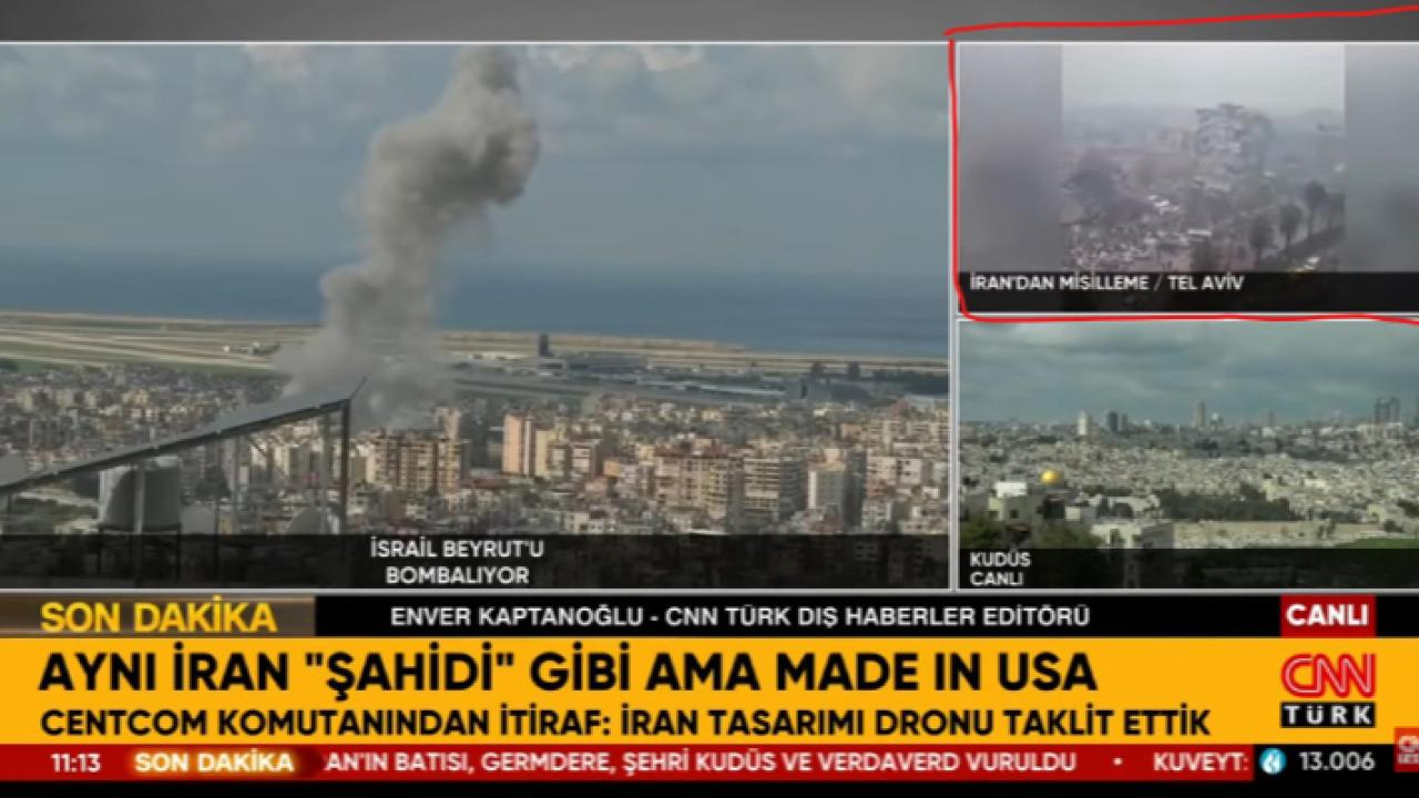 CNN Türk, Kahramanmaraş'taki deprem görüntüsünü Tel Aviv diye kullandı