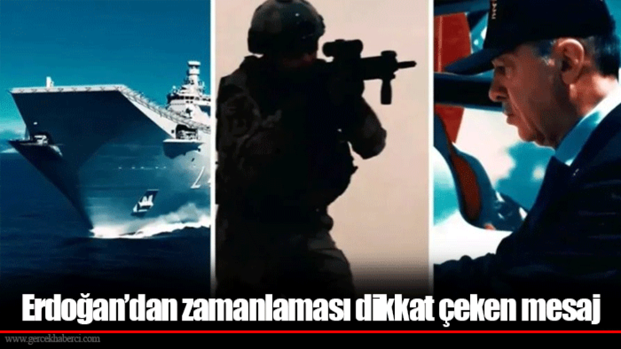 Erdoğan’dan zamanlaması dikkat çeken mesaj