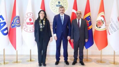 İçişleri Bakanı Çiftçi, DEM Partili Buldan ve Sancar ile görüştü