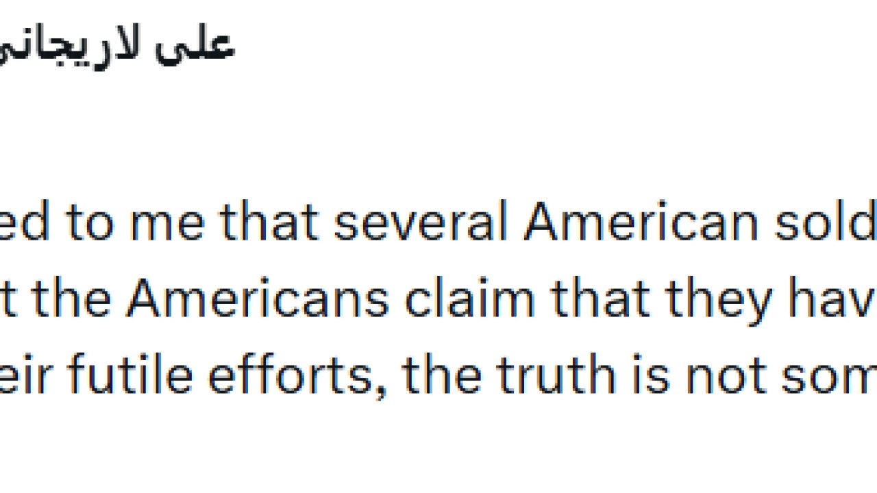 İran’dan esir asker açıklaması geldi, ABD yalanladı