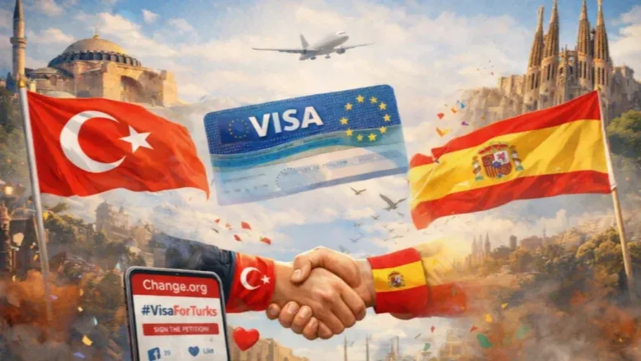 İspanya'da bir tweet ile başlayan Türk rüzgarı vize kampanyasına dönüştü