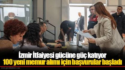 İzmir İtfaiyesi gücüne güç katıyor