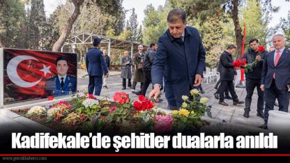 Kadifekale’de şehitler dualarla anıldı