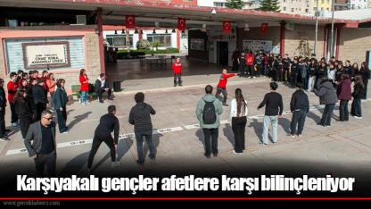 Karşıyakalı gençler afetlere karşı bilinçleniyor