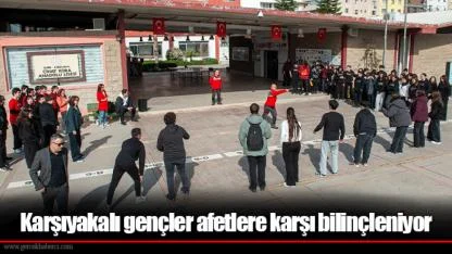 Karşıyakalı gençler afetlere karşı bilinçleniyor