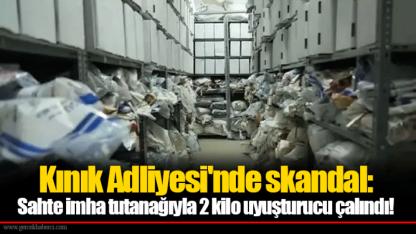 Kınık Adliyesi'nde skandal: Sahte imha tutanağıyla 2 kilo uyuşturucu çalındı!