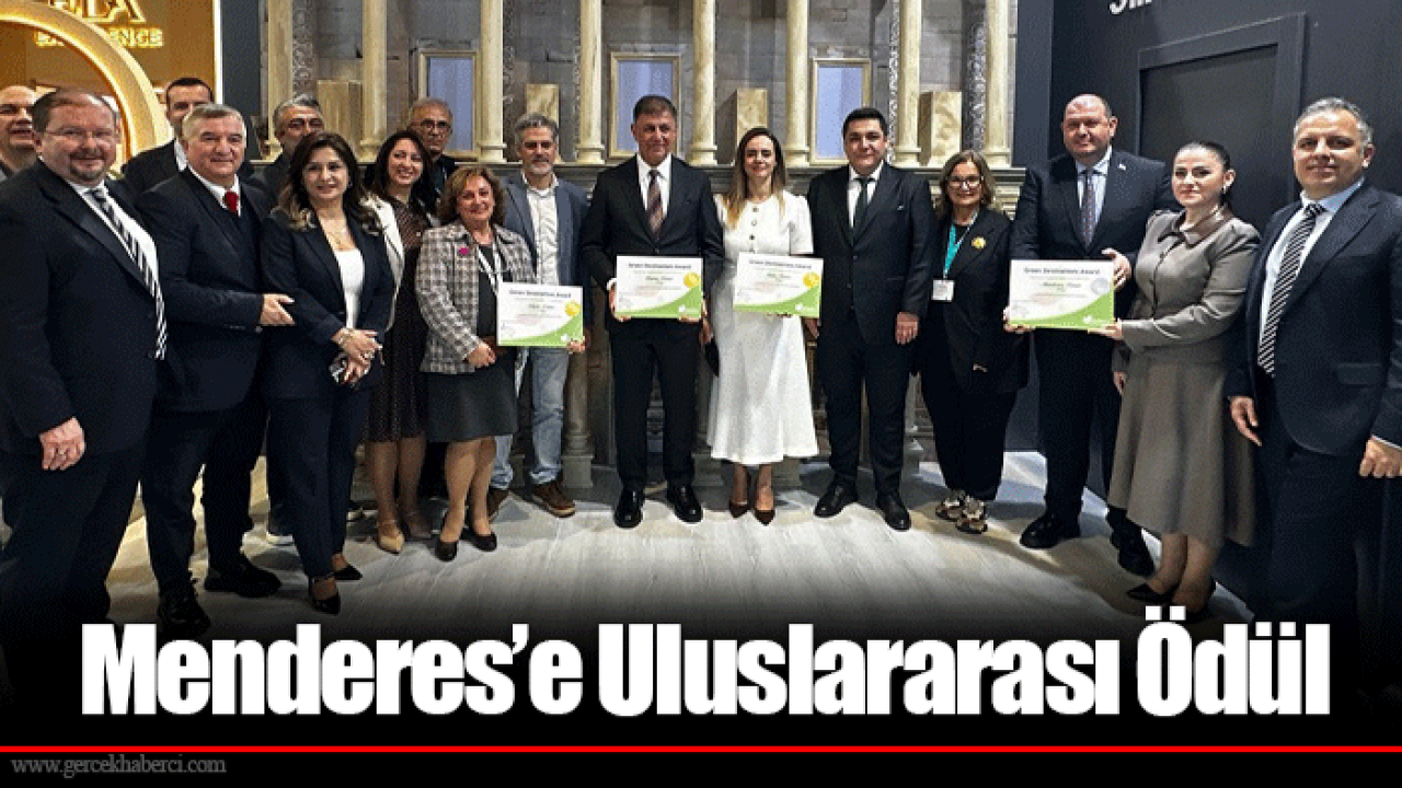 Menderes’e Uluslararası Ödül