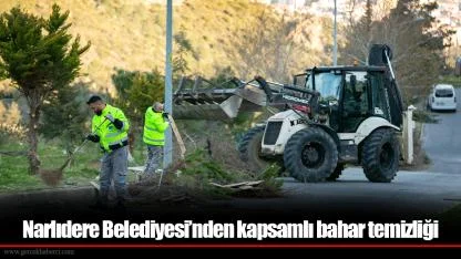 Narlıdere Belediyesi’nden kapsamlı bahar temizliği
