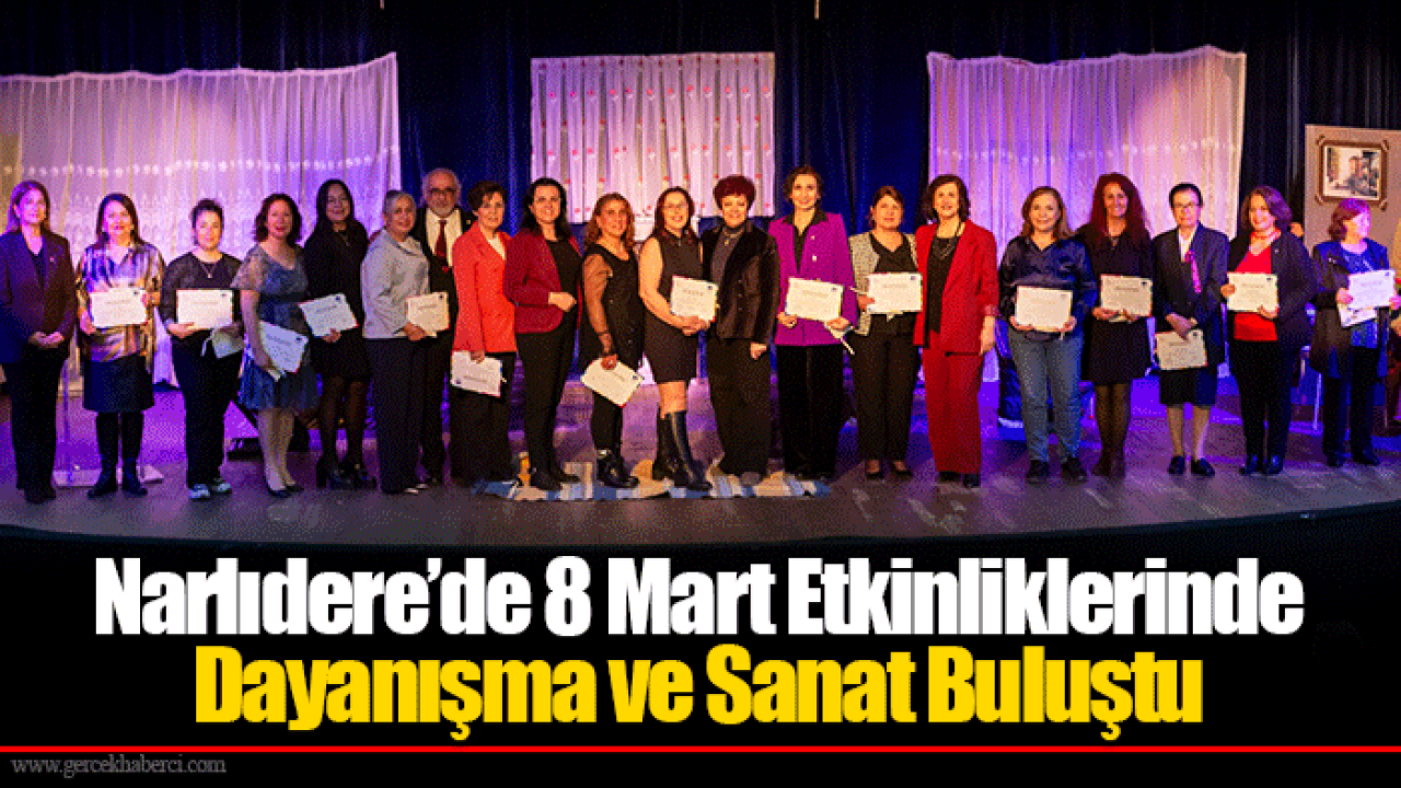 Narlıdere’de 8 Mart Etkinliklerinde Dayanışma ve Sanat Buluştu