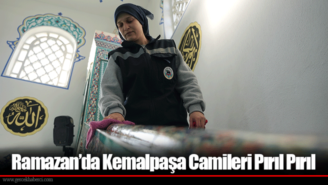 Ramazan’da Kemalpaşa Camileri Pırıl Pırıl