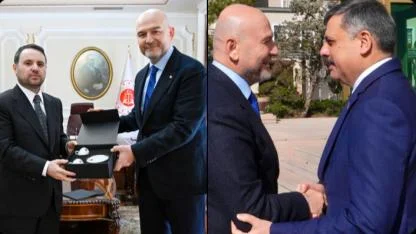 Süleyman Soylu'dan Akın Gürlek ve Mustafa Çiftçi'ye ziyaret