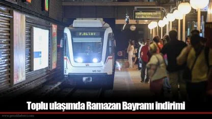 Toplu ulaşımda Ramazan Bayramı indirimi