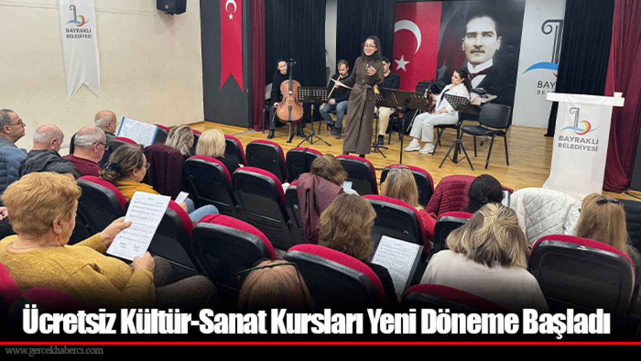 Ücretsiz Kültür-Sanat Kursları Yeni Döneme Başladı