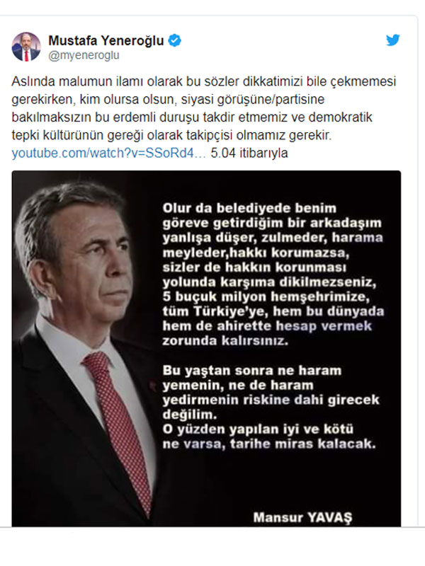 Bu Erdemli Duruşu Takdir Etmemiz Gerekir