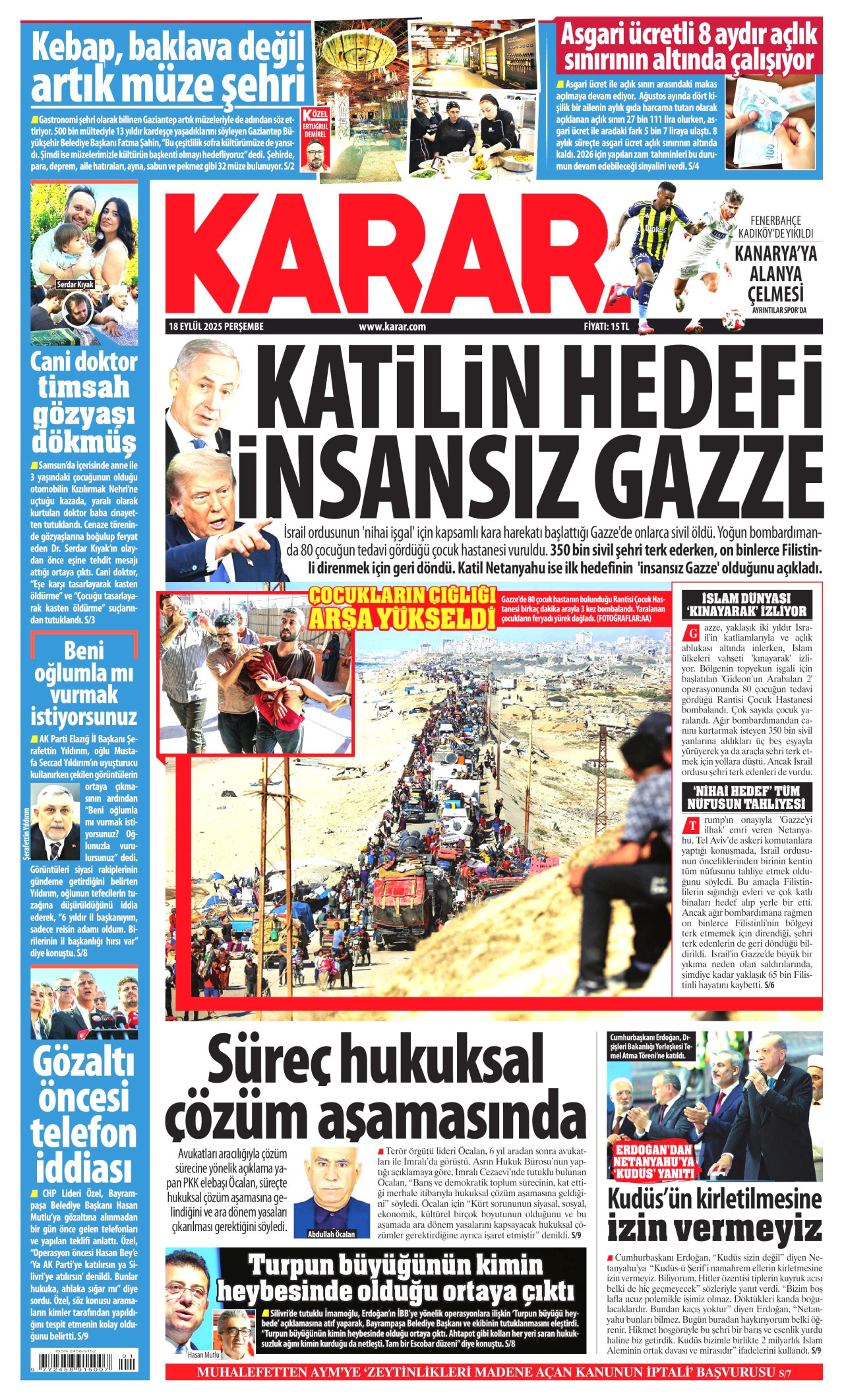 KARAR Gazete Manşeti