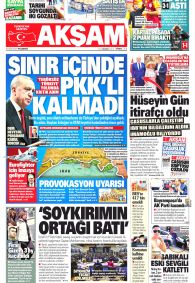 AKŞAM Gazete Manşeti