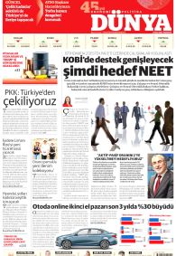 DÜNYA Gazete Manşeti