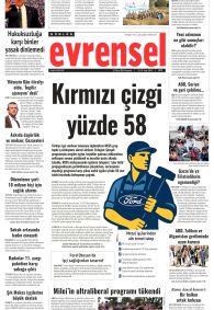 EVRENSEL Gazete Manşeti